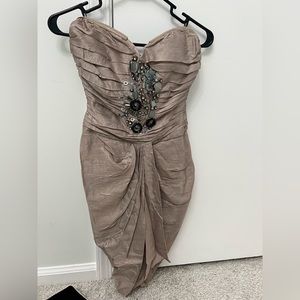 Bebe strapless cocktail dress sz XXS
